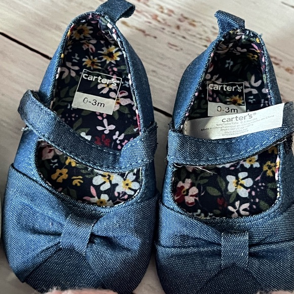 Baby Shoe and Sock Set - Cream, Blue, Black, Pink, White - Picture 3 of 5